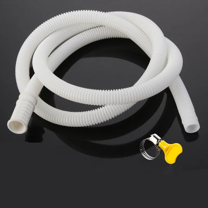 Mangueira Semiautomática Universal para Arruelas a 10m para Dreno de ar Condicionado Pode Ampliar a Saída do Banheiro Cozinha Acessórios de Mangueira de Drenagem