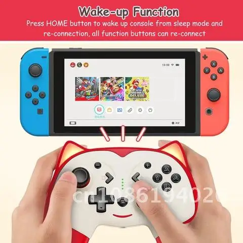 

Controllers Pro for Nintendo Switch/Lite/Switch OLED Video Game Wireless Gamepads with Jack Headphone for Switch Lovely