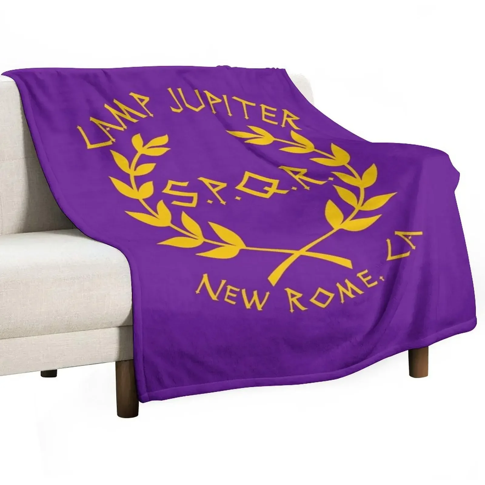 

Camp Jupiter Throw Blanket Nap Cute Plaid christmas gifts blankets and throws Blankets