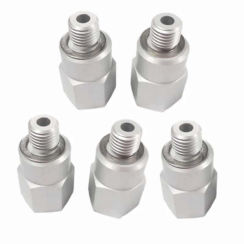 

5PCS Modified Oil Pressure Sensor Adapter LS Cooling Temperature Sensor M12X1.5to3/8NPT