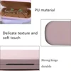 Customized Name Women Glasses Organizer PU Case Eyeglasses Storage Box Myopia Glasses Holder With Durable Hinge With Name Custom 3