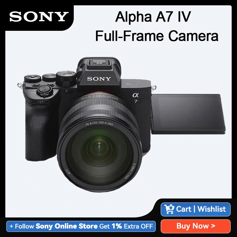 Camera Sony A7 Iv Mirrorless Camera Sony Alpha A7 Iv Camera Sony