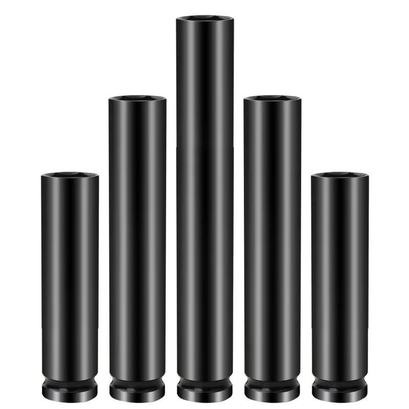 

1PC 1/2" Hex Adapter Deep Socket CRV Long Wrench Socket Set Tool Impact Hex Wrench Socket 14/17/19/22mm For Car Repair