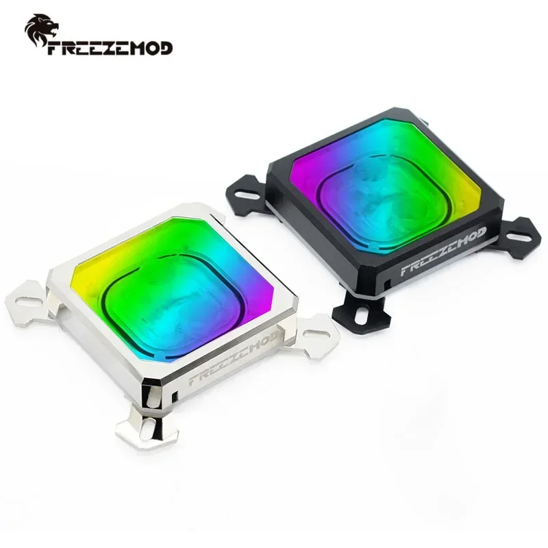 Zemod-cpu Bloco de Resfriamento de Água para Intel Lga 1700 1200 1156 1155 1151 1150 Computador Copper Processor Cooler 5v Aura Sync