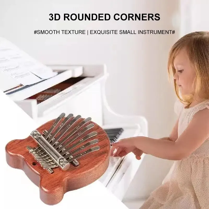 8 Key Mini Kalimba High Quality Exquisite Finger Thumb Piano Marimba Musical Good Accessory Pendant Gift,Valentine's Day