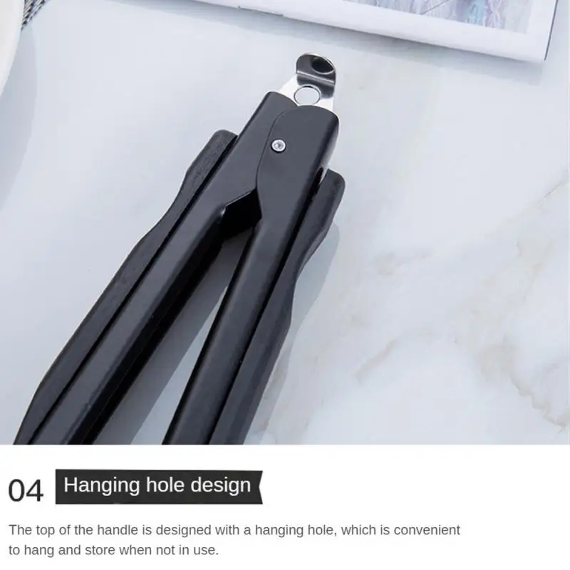 Food Tongs Iron Material Retarding Heat Easy To Clean