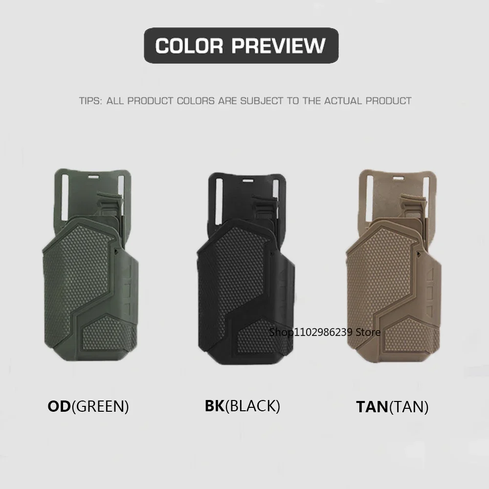 X300 Flashlight Universal Holster Tactical Quick Release Hand-gun Pistol Holsters with Drop Leg Platform QLS Adapter