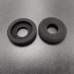 Premium Foam Ear Pads for Headphones - Sponge Cushions and Covers (Black)