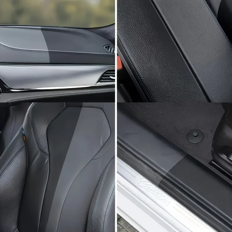 Plastic & Rubber Repair Wax - Nano-Enhanced Black Restoration Paste for Car Tires, Interior Polishing & Long-Lasting Shine, 4