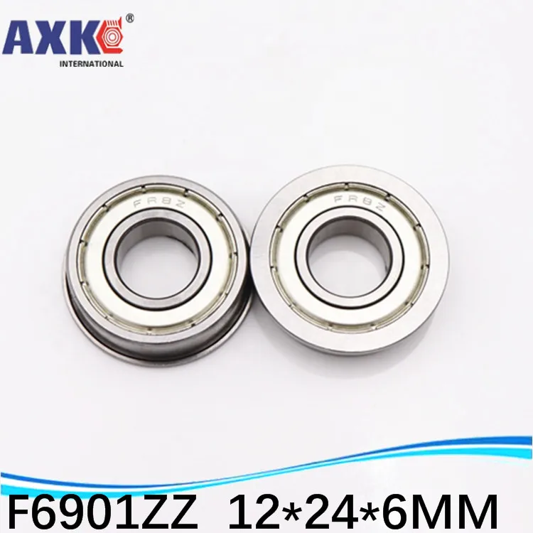 Flanged Flange Ball Bearings 12 x 24 x 6mm 12*24*26.5*6*1.5 mm F6901 F6901-ZZ F6901ZZ F6901-2Z F6901Z zz z 2z