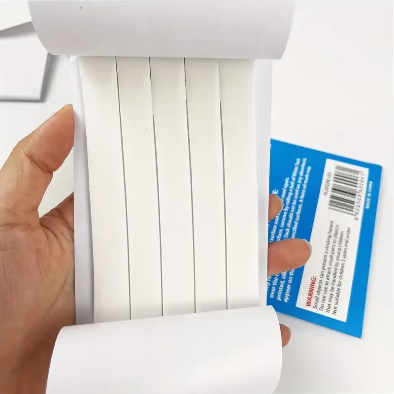 White Adhesive Putty - Non-Toxic, Removable Wall Tack for Posters, Photos & Art Supplies, 1.76/2.65oz 5