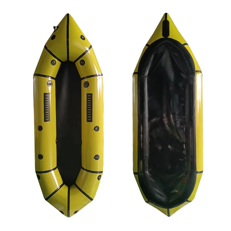 Customizable Stable Rowing Boat Inflatable Kayak Fishing Tpu Lightweight Packraft For Sale