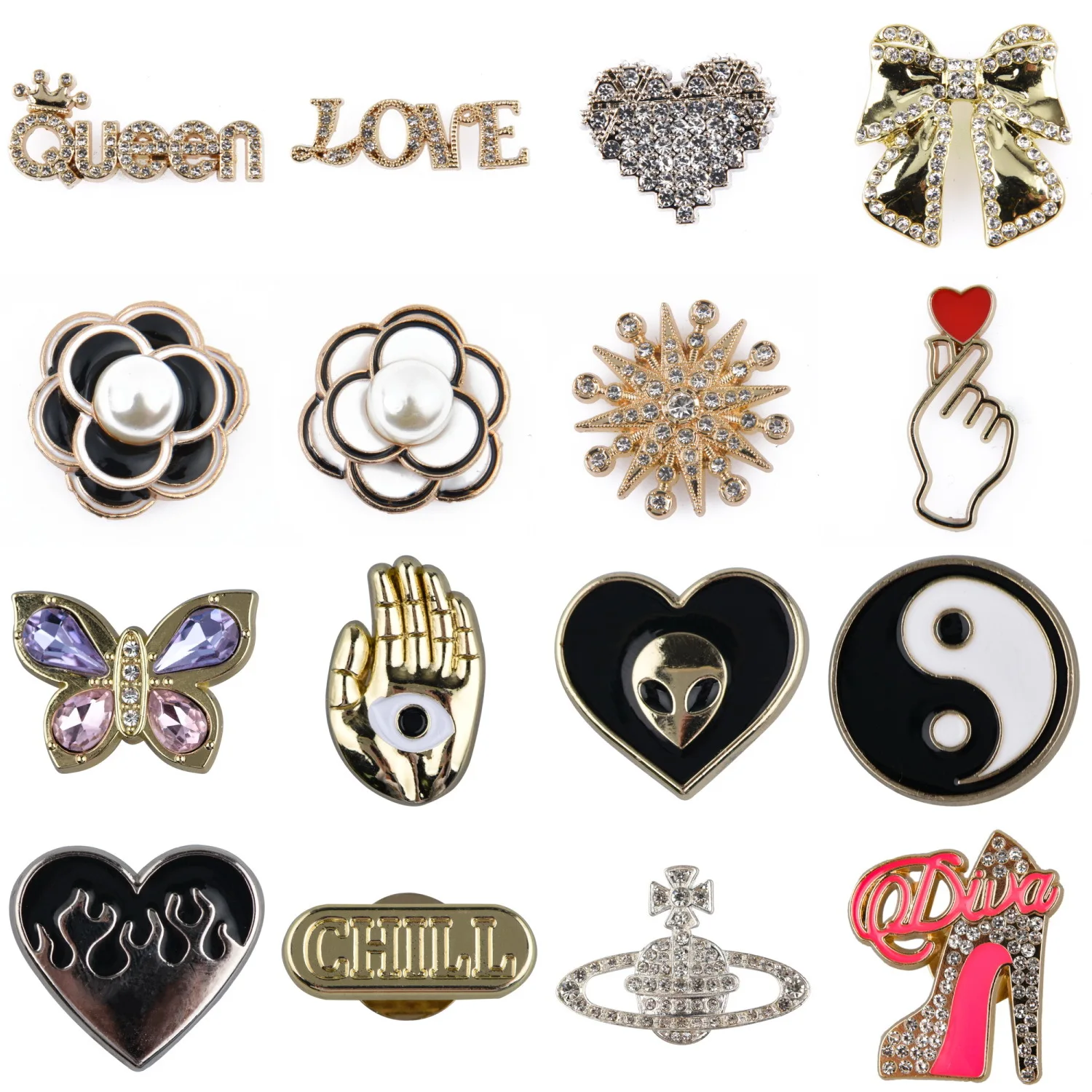 

Украшения для обуви Bling Metal, дизайнерские подвески для женщин и девушек, браслет, сандалии, аксессуары, аксессуары