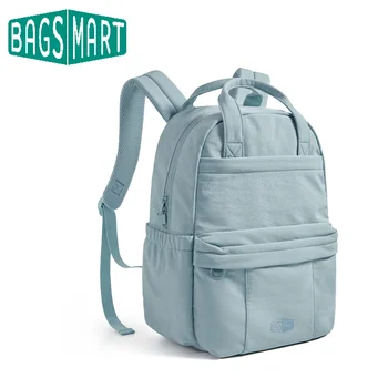 حقيبة ظهر نسائية من BAGSMART، حقيبة مدرسية للكمبيوتر المحمول ذات سعة كبيرة، حقيبة أمتعة خفيفة الوزن للسفر 1
