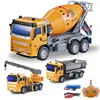 Children's Remote Control Excavator Toys Truck Dump Remote Control Toys For Boys Birthday Christmas Gift Construction Vehicles 1