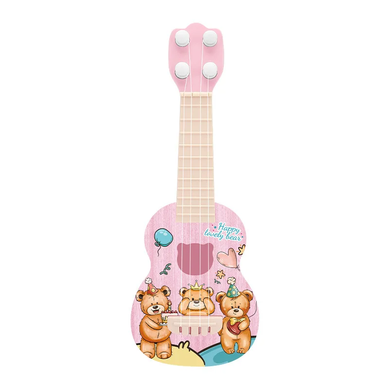 Children  Play Ukulele Puzzle Toy Guitar Can Play Beginner Simulation Instrument Enlightenment Educational Instrument Music Toy 6