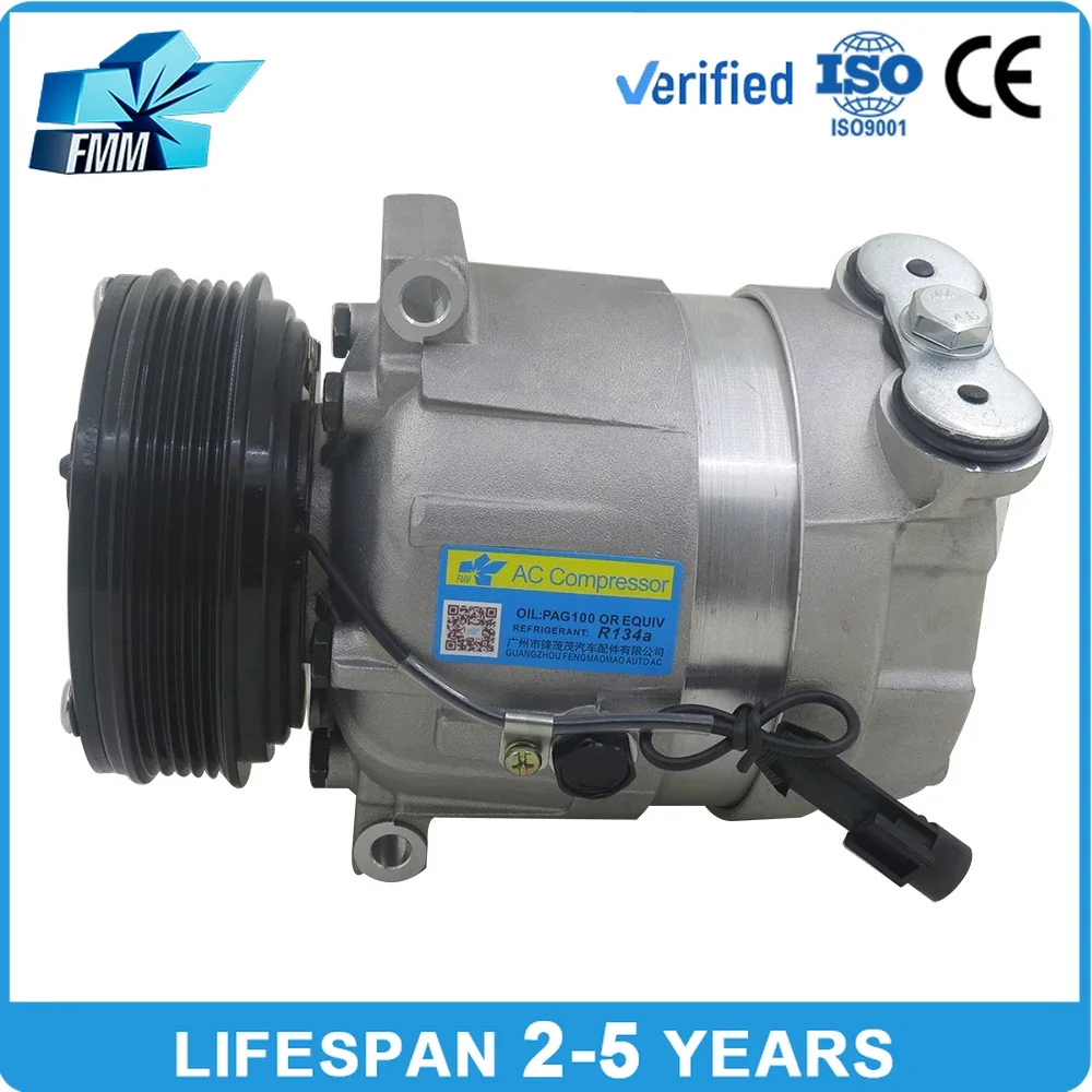 FMM CVC Car Air Conditioning AC Compressor For Ferrari 360 F360 3.6L 2000-2005 6581290 180041 1290 061881945 012921455 12V