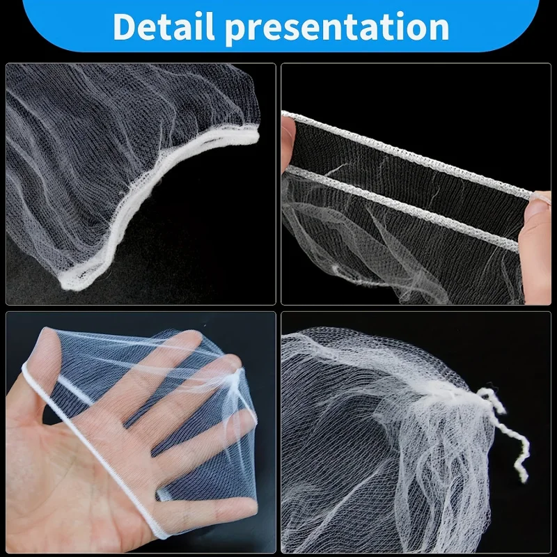 30/100pcs Disposable Kitchen Sink Filters Sewer drain anti blocking garbage bag Pool Leak Mesh Bag strainer Sink Garbage Net