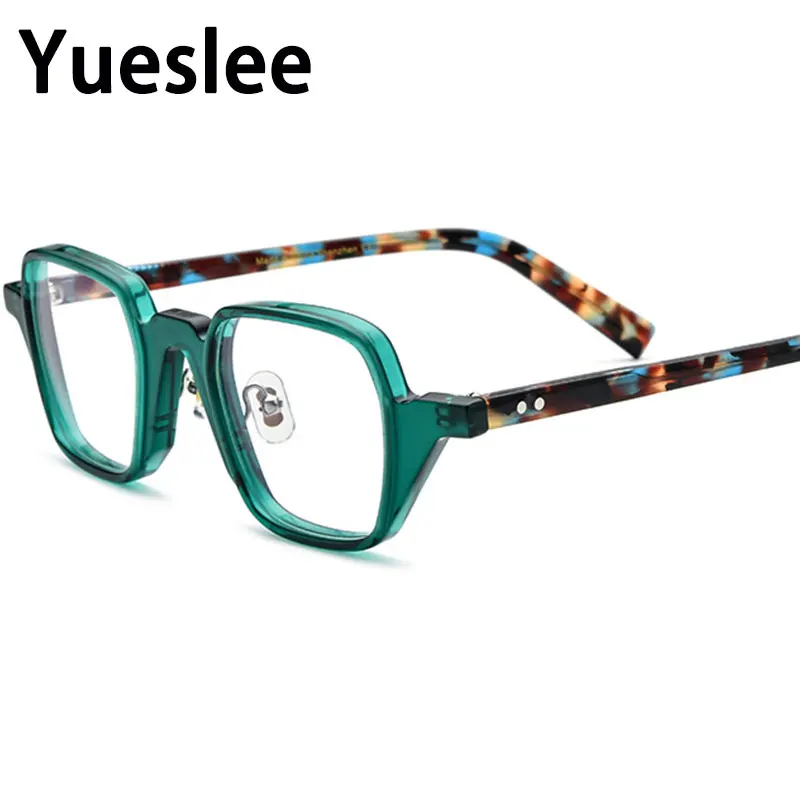 

54563 Retro Square High Quality Acetate Men Women Optical Glasses Frame Fashion Luxury Designer Brand Eyeglasses