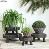 Tripod Wooden Pallet Storage Tray Tea Tray Cake Plate Dessert Plate Refreshment Tray Display Stand Photo Props Decorative Trays 4