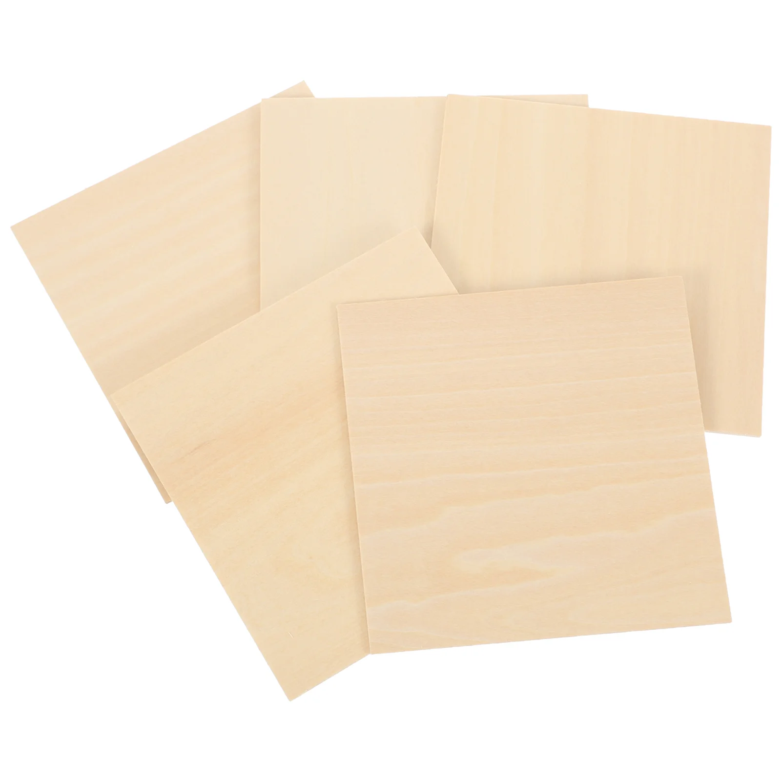 

5 Pcs Board Engraving Wood Planks Crafts Boards DIY Wooden Handcraft Accessories for