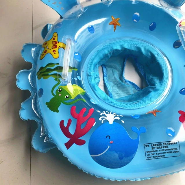 Crab Swim Ring Cute Swimming Circle Float Toys for Pool Party/Game Travel/Swim Foldable for Baby Swimming Beginners 5