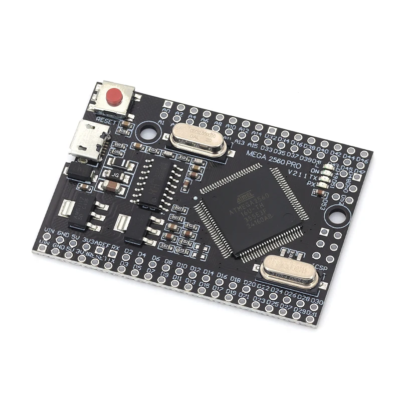 Mega2560 Mega 2560 PRO MINI 5V (임베디드) CH340G ATmega2560-16AU 마이크로 타입-C 남성 핀헤더 포함 아두이노 메가 호환