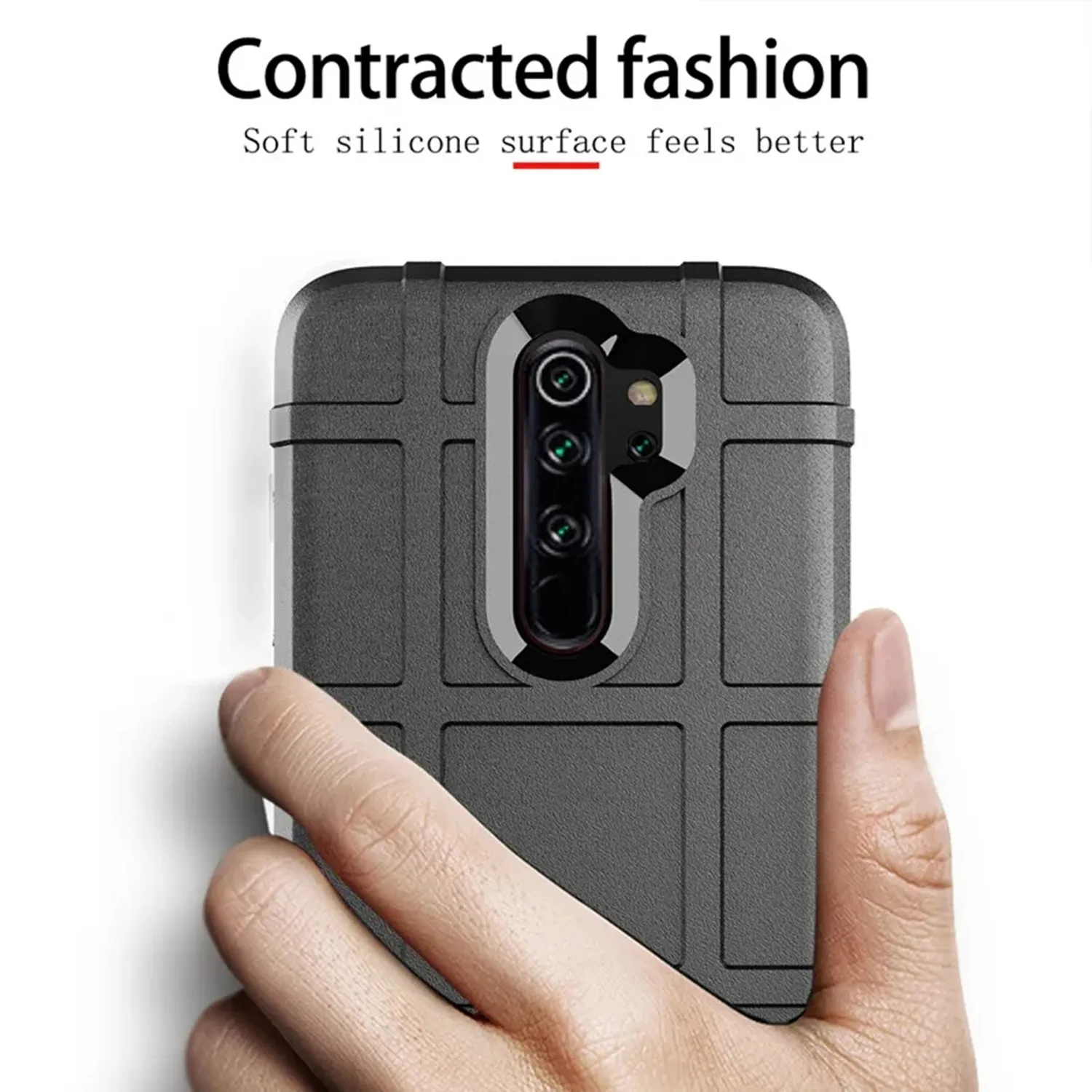 For Xiaomi Redmi Note 8Pro Armor Shield Case Soft Silicone Back Cover for xaomi redmi note8 pro Anti Knock Matte Phone Cases 2