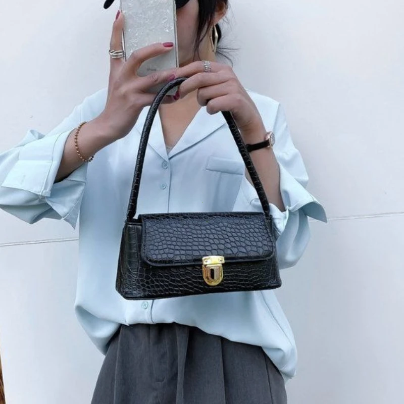 Luxury Design Crossbody Bags for Women 2026 New Fashion Brand Women's Underarm Shoulder Bag Solid Color Ladies Handbag and Purse