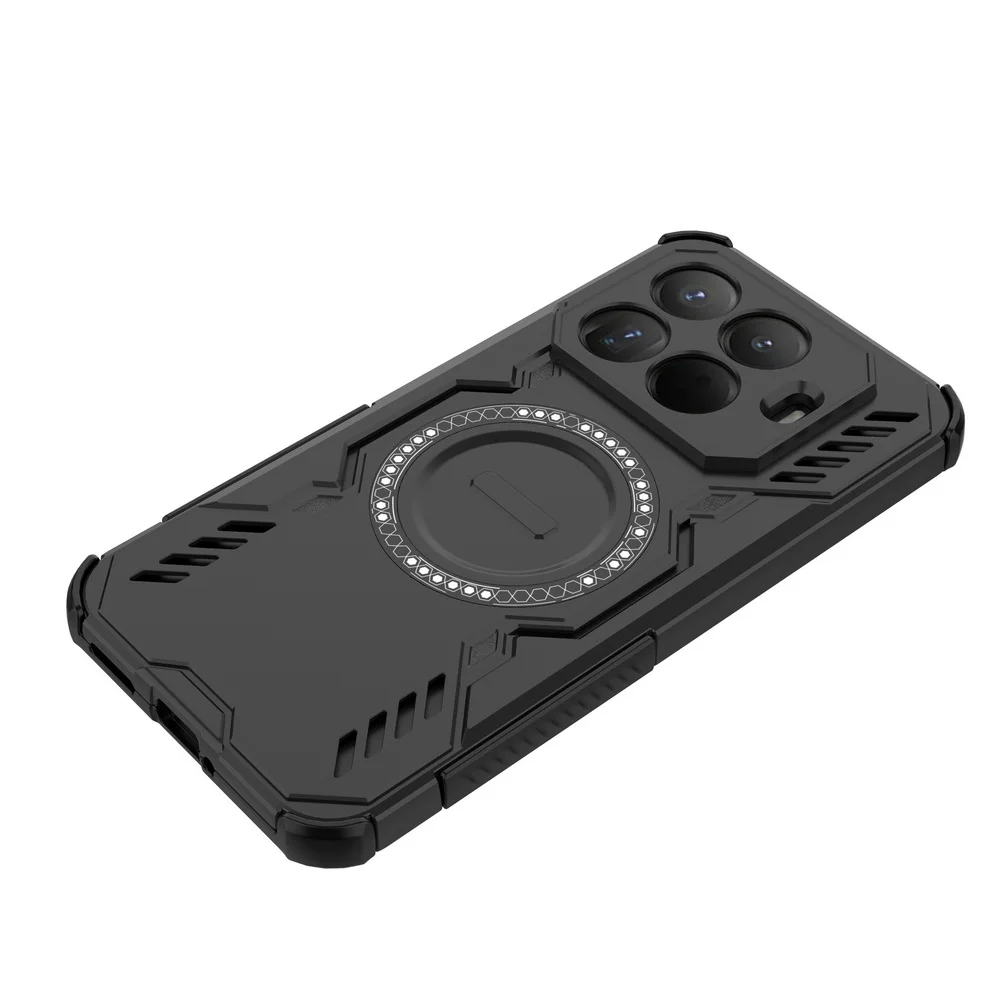 Cooling Breathable Strong Magnetic Ring Case with Heat Dissipation