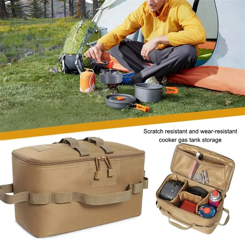 Borsa portaoggetti per bombole di gas da campeggio all'aperto, grande capacità, borsa per attrezzi con chiodi da terra, borsa per utensili da cucina per picnic_voghion.com
