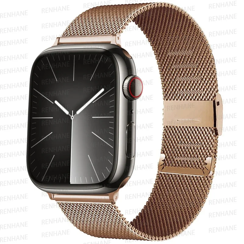 Elegant Milanese Loop Strap for Apple Watch – Premium Stainless Steel Band Bracelet