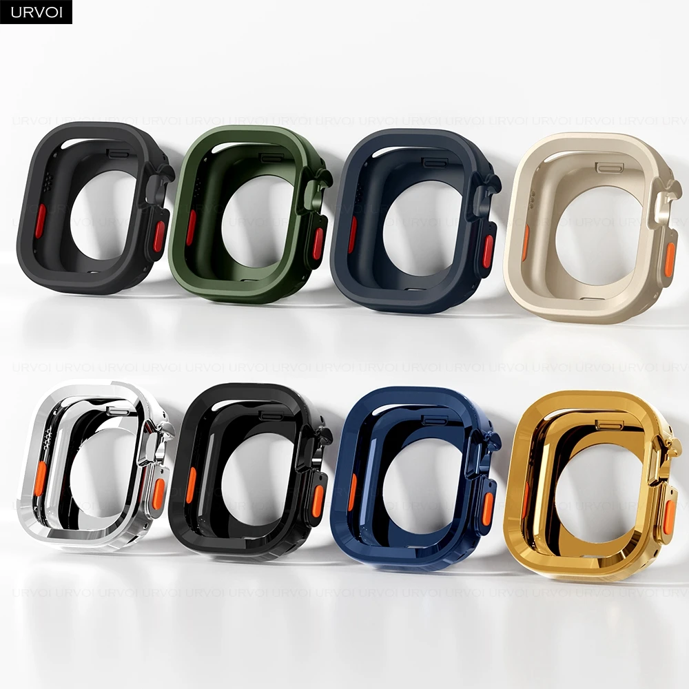 Apple Watch Case Watch Protective Case TPU Protective Case Bumper Protective Case For Apple Watch Ultra 2 1 series 10 9 8 7 6 5 4 42 46mm