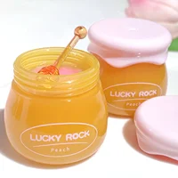 Rose Cherry Honey Peach Lipstick Moisturizing Lip Mask, Unisex Lip Oil, Nourishing Smoothing Lip Lines Lip Blam Lip Care 1