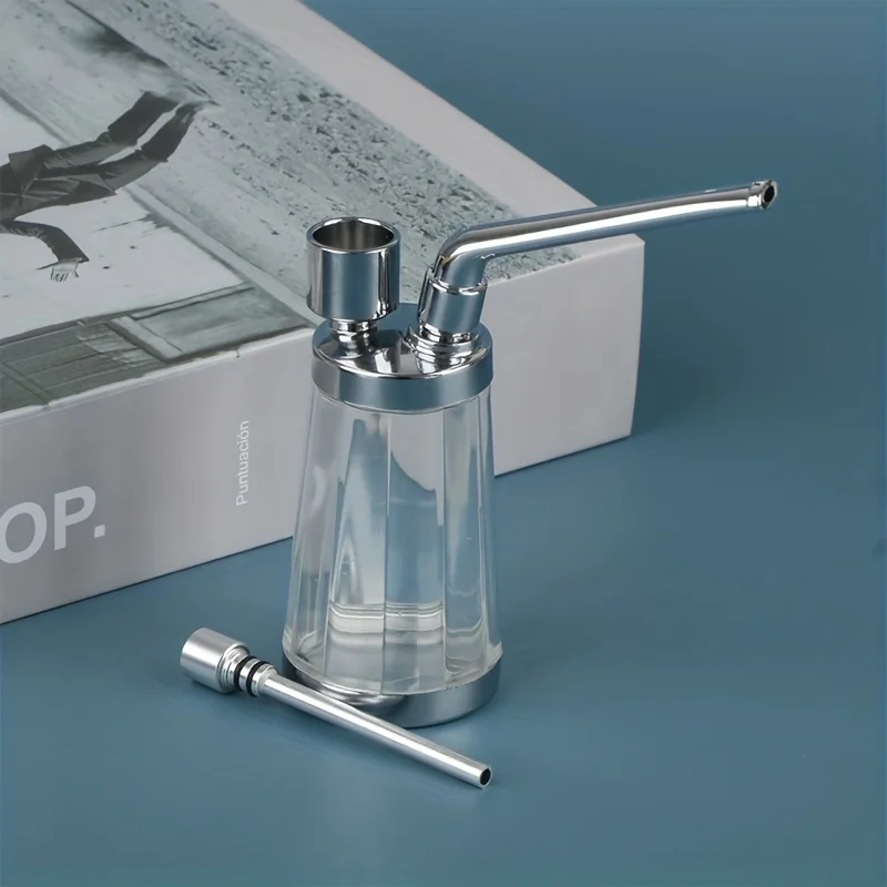 Portable Mini Hookah Pipes Bottle Water Pipe Tobacco Smoking Pipes Gift of Health Metal Tube Filter Smoke
