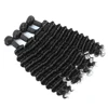Deep Wave Bundles 3 PCS Natural Color 100% Remy Human Hair Bundles 10-40 Inch 100 Gram Per Bundle Sew In Quick Weave Bundles 2