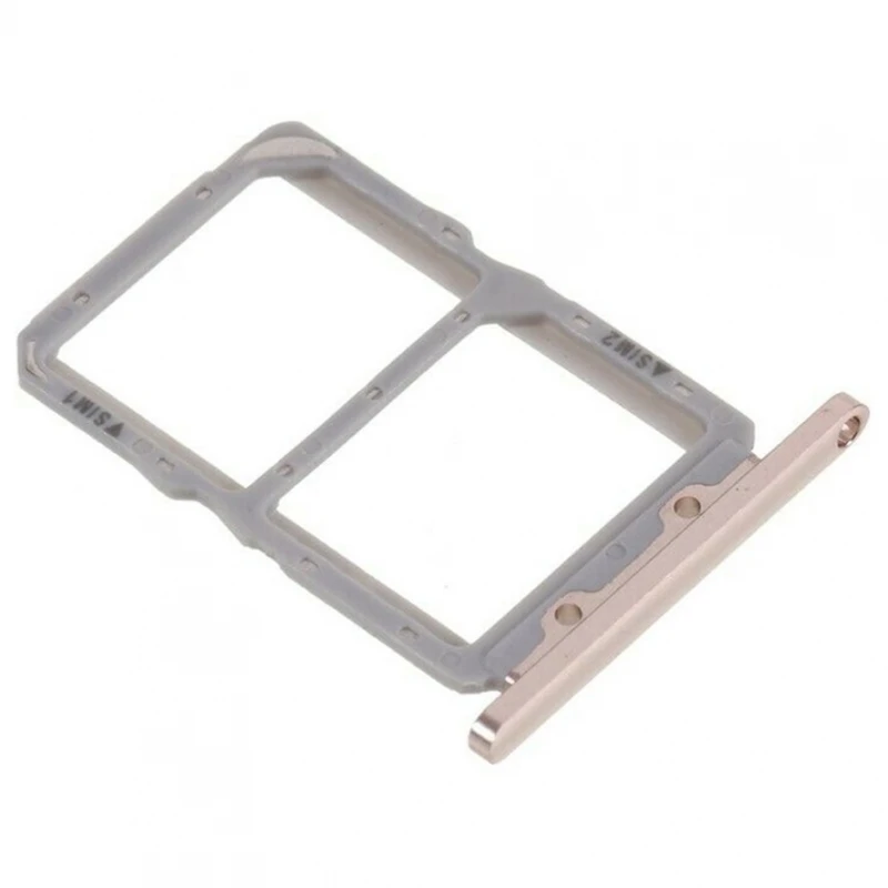 Huawei Honor 20 Pro Gold Micro Sd Card Adapter Side Sim Tray # Huawei Honor 20 Pro (Yal-L41, Yal-Al10, Yal-Tl10)
