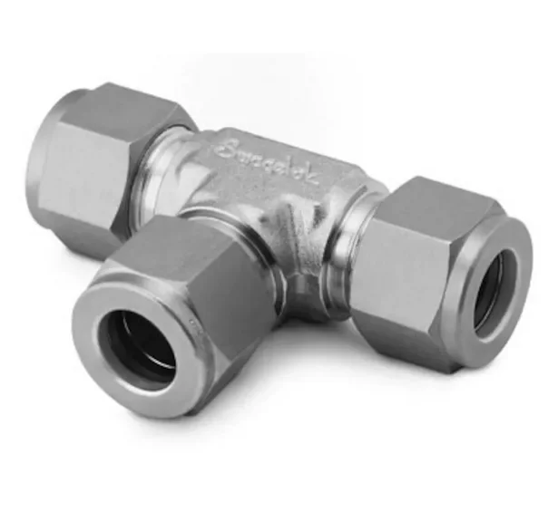

SS-1210-3-12-8 Stainless Steel Sleeve Joint Reducing Joint Tee 3/4x1/2in