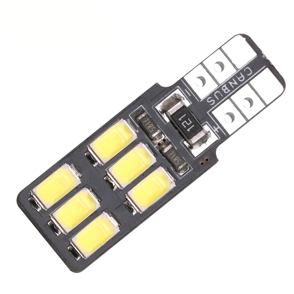 

2pcs T10 5630 6SMD Car LED Light Side Marker Bulb Reading Door Lamp Cold White