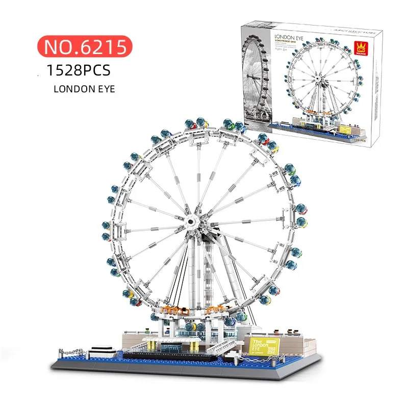 

Строительные блоки всемирно известной архитектуры, модель игрушки, образовательные пластиковые блоки, игрушки для детей, подарки на Рождество 6215