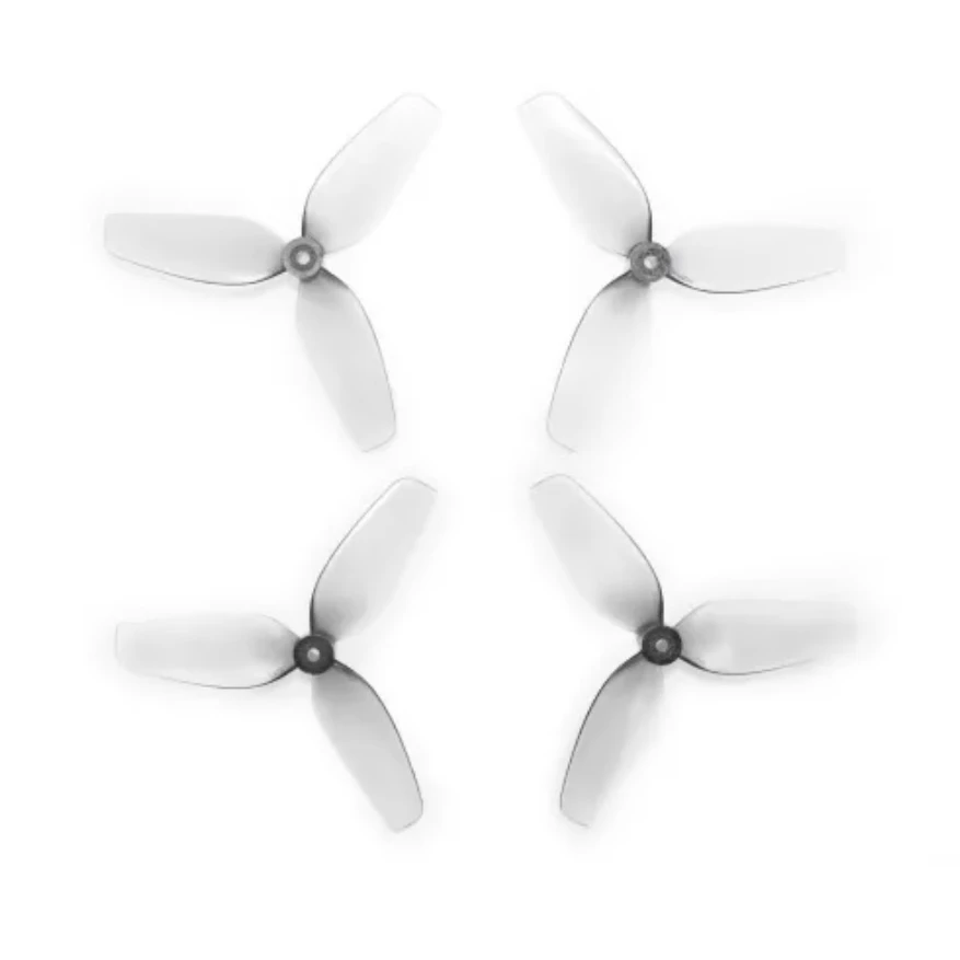 (8CW+8CCW) HQProp 45mmx3 Grey-poly Carbonate-1.5mm Shaft High Quality Prop 45MM Propeller For Micro Whoop FPV Racing Drone Parts thumbnail 4