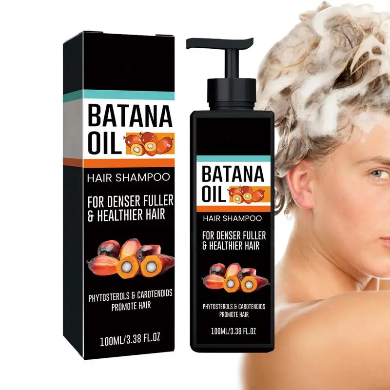 100ml Batana Hair Growth Oil Batana Hair Shampoo Anti Hair Break Hair Regrowth Shampoo For Hairs Repairing Nourishing hair Care 330ml bo drop ginger anti hair loss shampoo refreshing to oil and prevent hair break free shipping