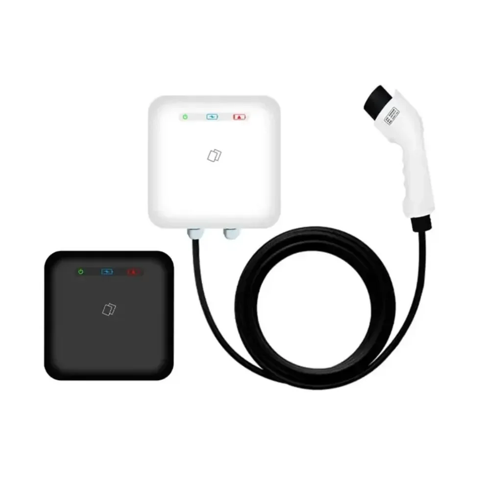 Smart Home 32A Ac Wallbox Ev Charger 7Kw Box Tipo 2 Produttori Touch Screen Ev New Energy Charging Pile