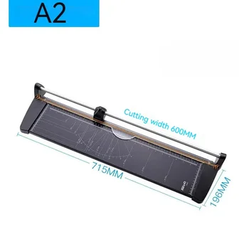 Taglierina per carta di precisione A2 Coltello per carta Rivestimento per foto Scrapbook fai da te Utensile da taglio portatile in lega Tappetino da taglio Forniture per ufficio domestico