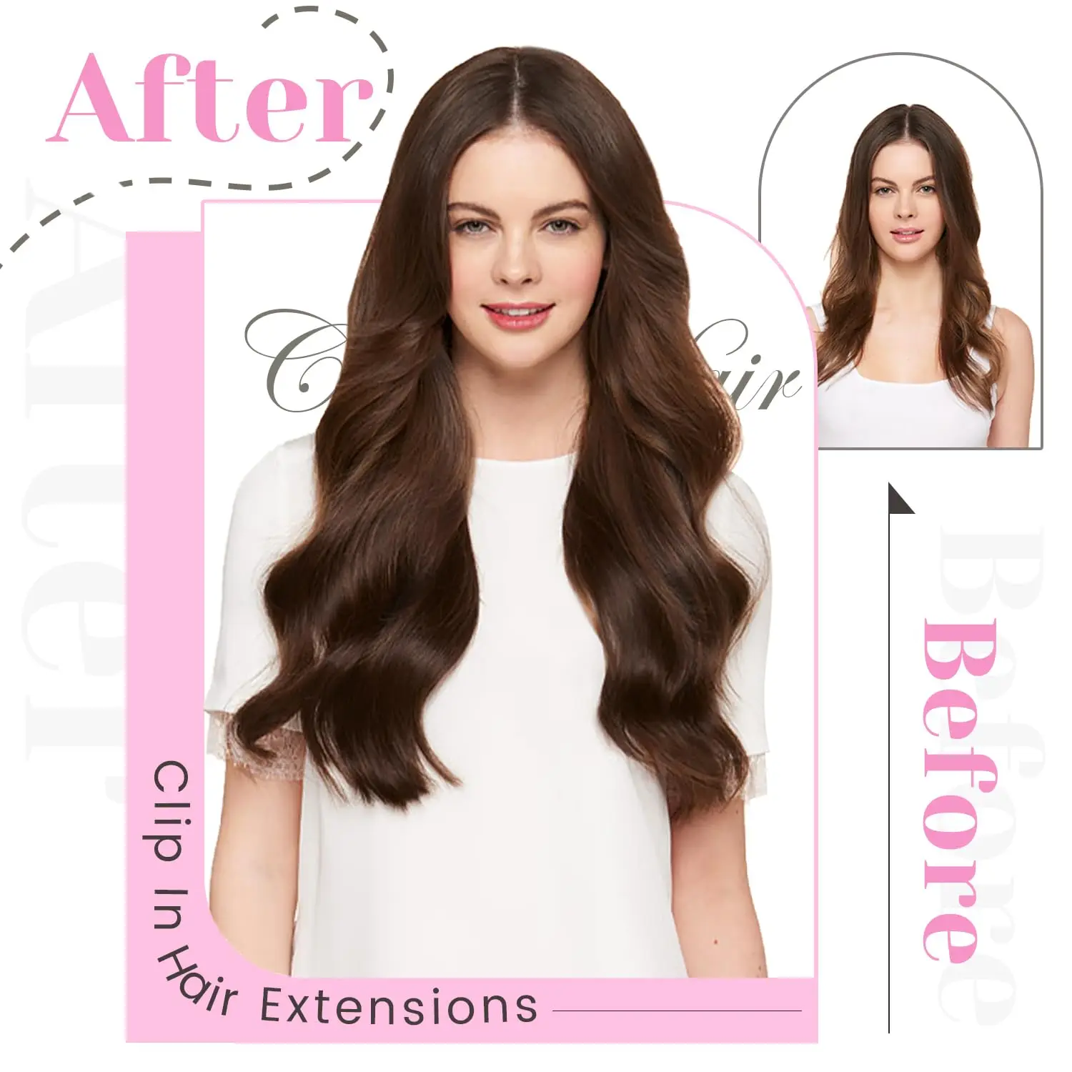 Рисунок 6 - Прямые накладные волосы на клипсе