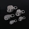 1PC 304 Stainless Steel M15 M20 M25 M32 Single Wheel Swivel Lifting Rope Pulley Set Lifting Wheel Tools Double Pulley Block 2