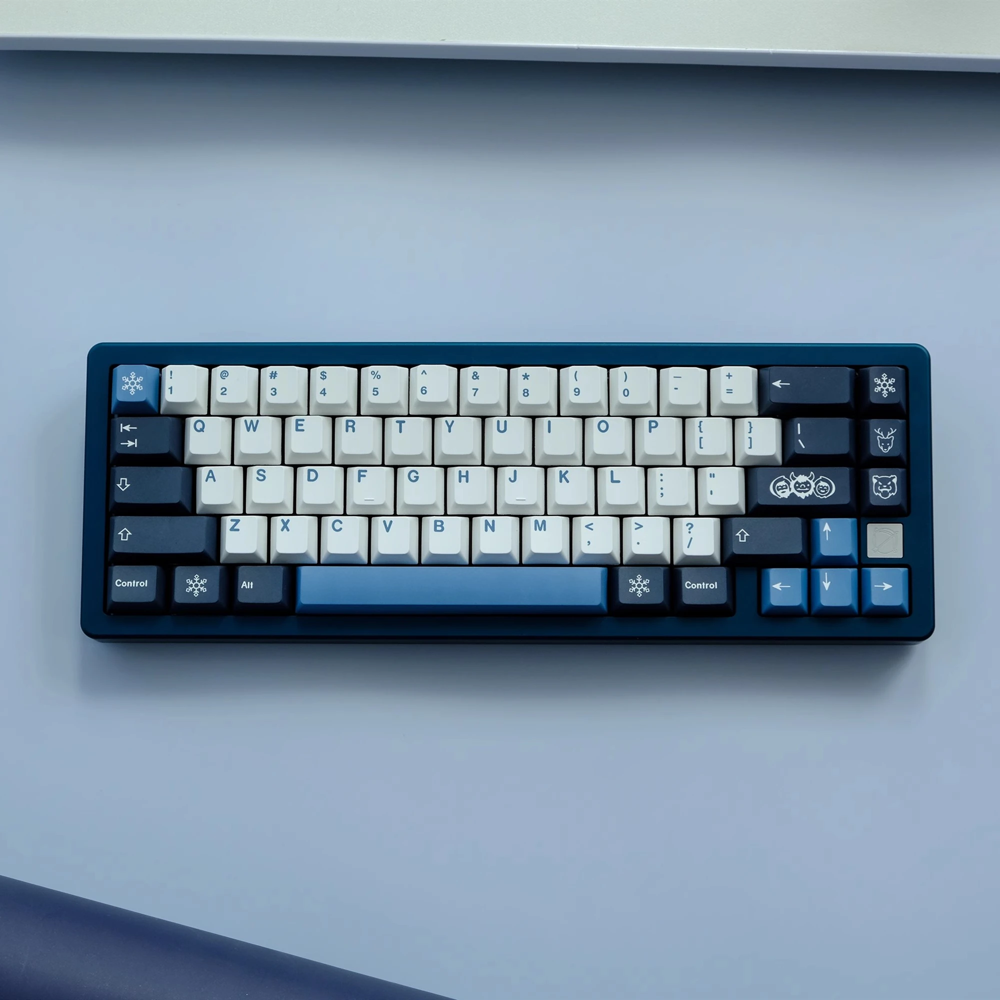 Gmk artic pbtキーボードキャップ,昇華型,Cherryプロファイルキー 