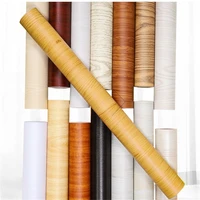 40cm Width Wood Grain PVC Wallpaper for Door Wardrobe Cupboard Table Furniture Waterproof Self Adhesive Stickers Home Decor Film 1