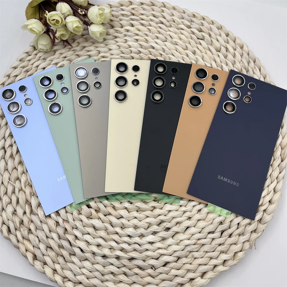 Premium 3D Glass Back Cover with Camera Lens and Adhesive