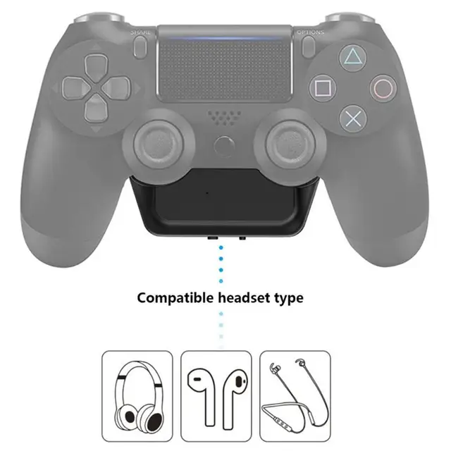 Adaptador de Áudio Bluetooth 5.0 para Controle do PS4